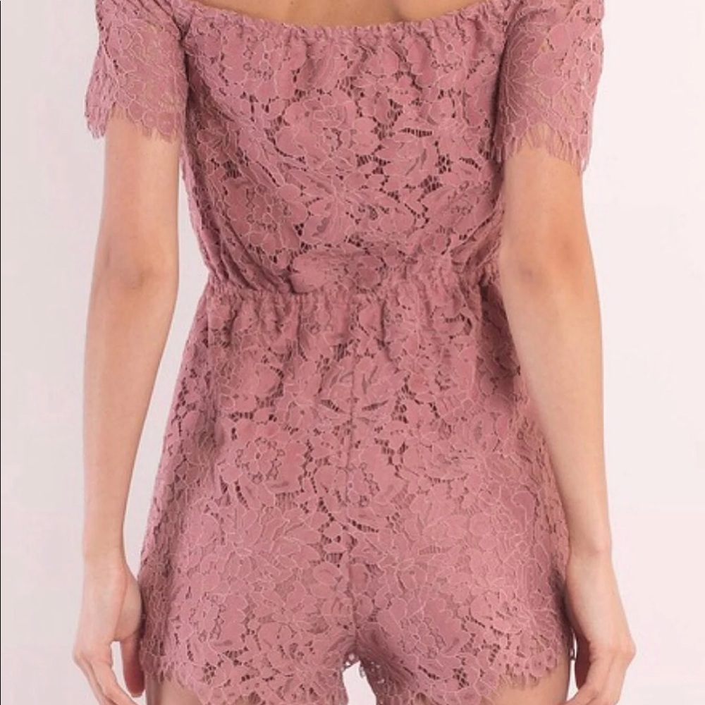 Lace Romper - Picture 2 of 3